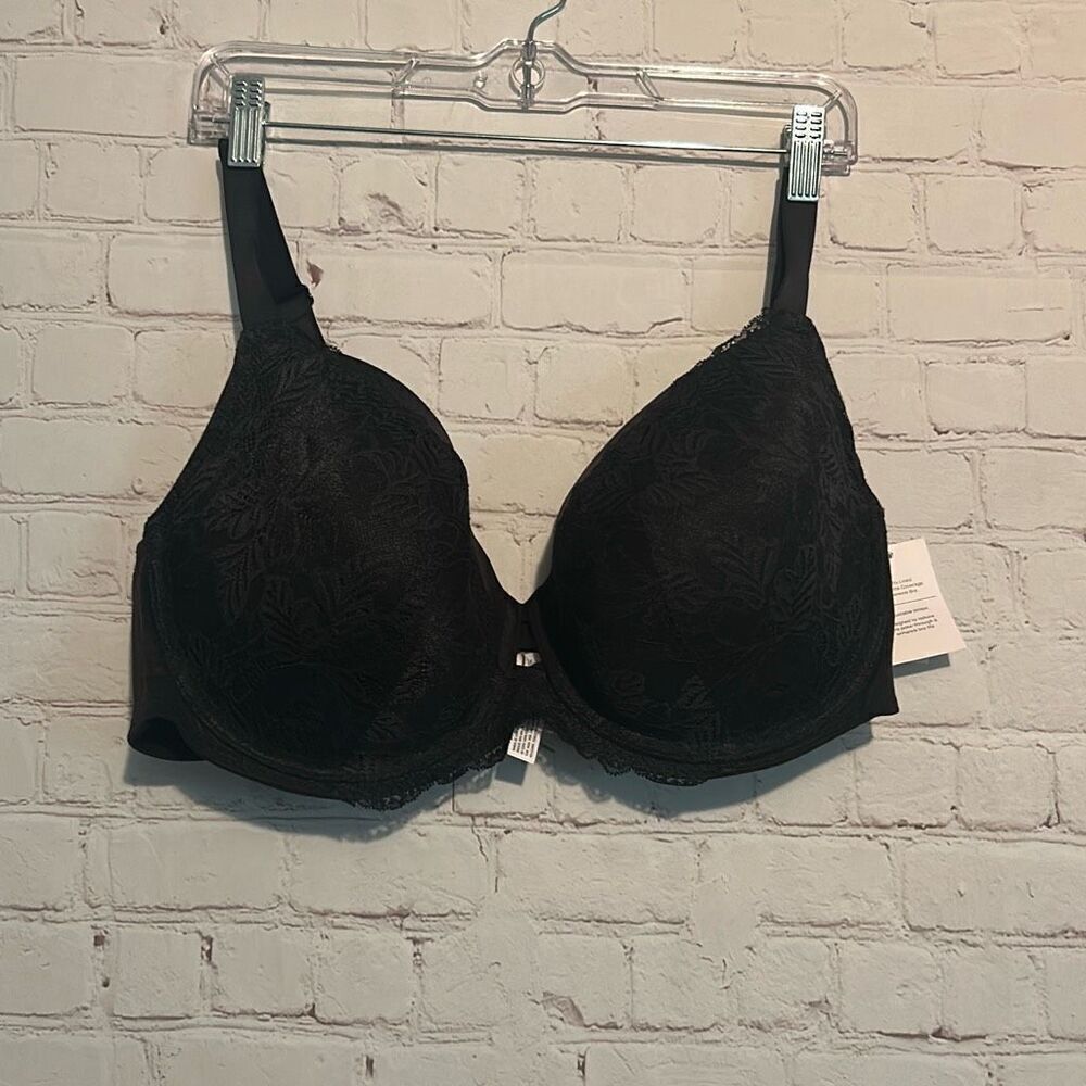 Brand New Auden Black Underwire Bra - Size 40DDD